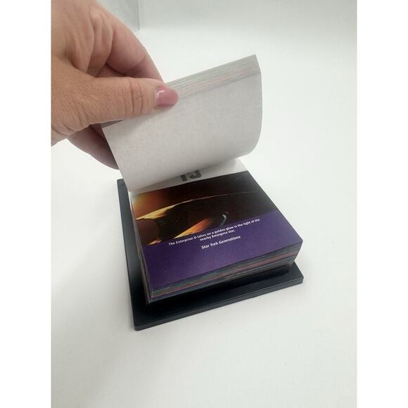 Star Trek Stardate 1999 Desk Calendar by Pocket Books, vintage never used - Picture 10 of 10